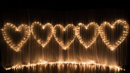 marriage wedding heart backgroundの素材