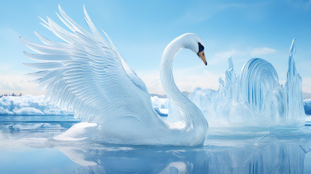 frozen cool ice backgroundの素材