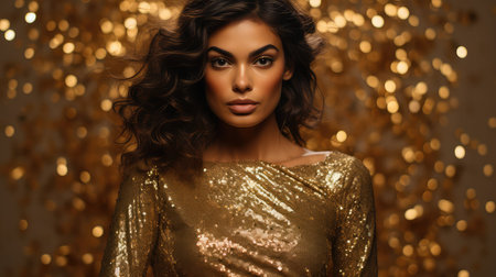 shimmer surface gold backgroundの素材