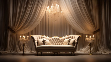 trendy stylish room backgroundの素材