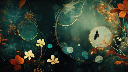 creativity circle innovation backgroundの素材