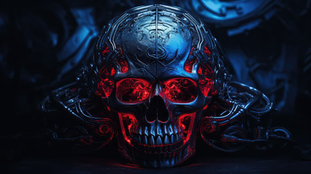 black metal dark backgroundの素材