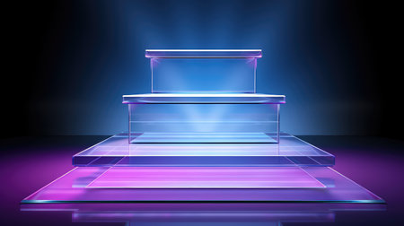 presentation display podium backgroundの素材