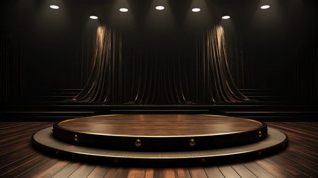 microphone floor podium backgroundの素材