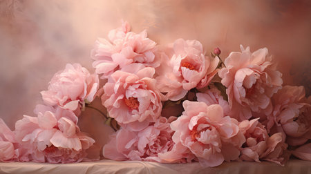 feminine pink organic backgroundの素材