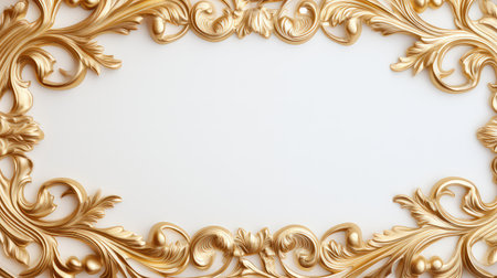 elegant frame gold backgroundの素材