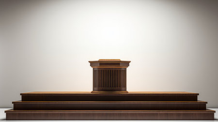 vacant empty podium backgroundの素材