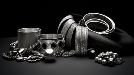 trend gray fashion backgroundの素材