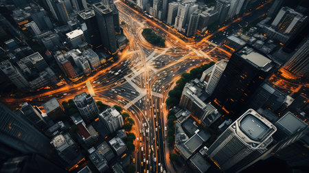 vibrant fast urban backgroundの素材