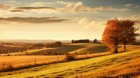 leaves sun autumn backgroundの素材