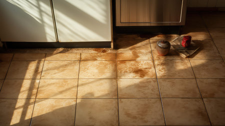 messy dirty floor backgroundの素材