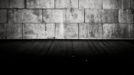 worn grunge floor backgroundの素材