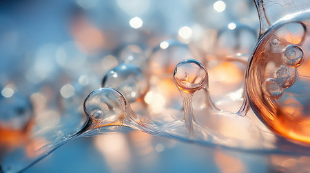 chill abstract ice backgroundの素材