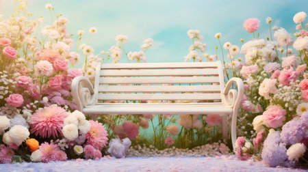 soft pastel summer backgroundの素材