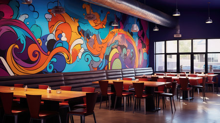 menu display restaurant backgroundの素材