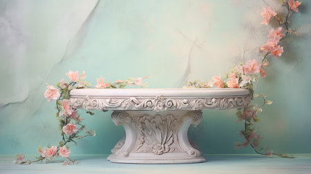 texture pedestal pastel backgroundの素材