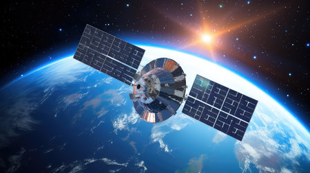 communication space internet backgroundの素材