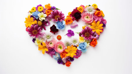 romantic shape heart backgroundの素材