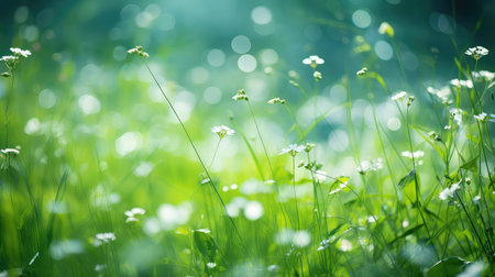 nature element green backgroundの素材
