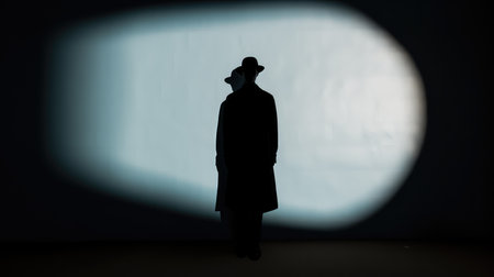 dark shadow round backgroundの素材