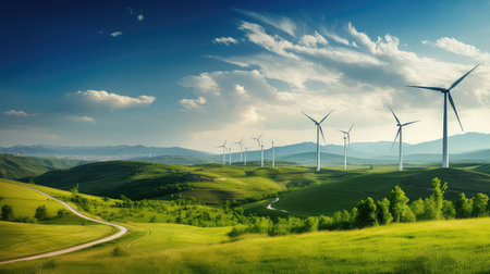 renewable eco green backgroundの素材