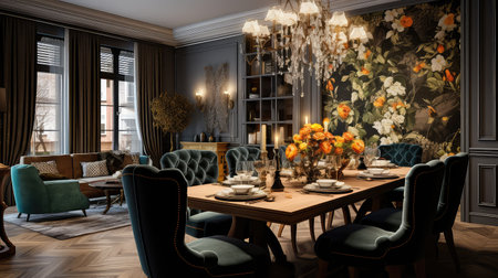 minimalist apartment interior backgroundの素材