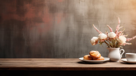 menu cafe table backgroundの素材