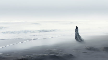 abstract blur grey backgroundの素材