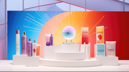 success podium product backgroundの素材