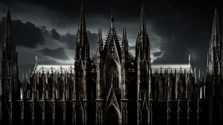 modern black architecture backgroundの素材