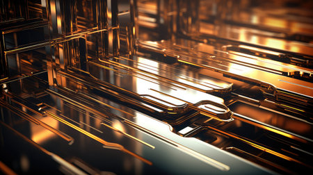 innovation abstract tech backgroundの素材