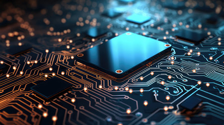 futuristic abstract technology backgroundの素材