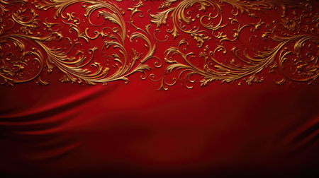 opulent luxury red backgroundの素材
