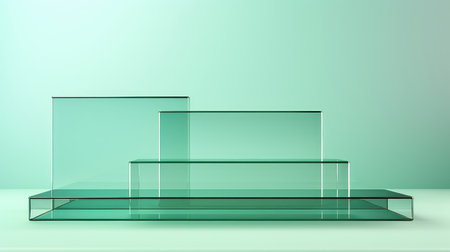 achievement podium pastel backgroundの素材