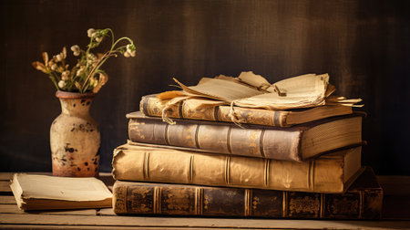 vintage paper rustic backgroundの素材