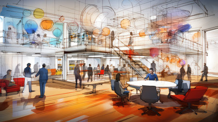 creativity design innovation backgroundの素材