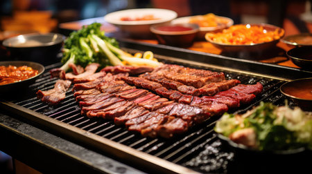 protein meat food backgroundの素材