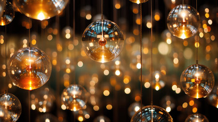 twinkle light ornament backgroundの素材