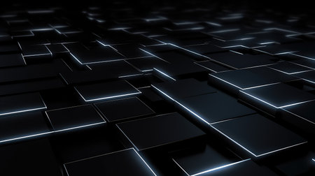 sci black futuristic backgroundの素材