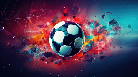 triangle geometric sport backgroundの素材