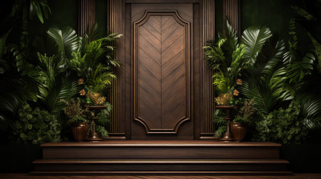 elegant luxury podium backgroundの素材