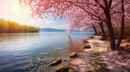 sunshine sunny spring backgroundの素材