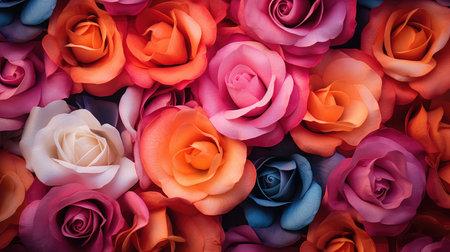 flower petal roses backgroundの素材