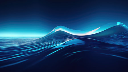development wave technology backgroundの素材