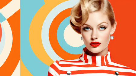 trend graphic fashion backgroundの素材