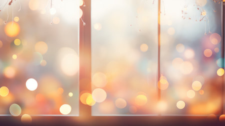 blur bokeh home backgroundの素材