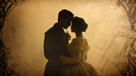 classic vintage gold backgroundの素材