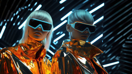 couture creative fashion backgroundの素材