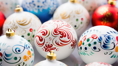 decorative white ornament backgroundの素材
