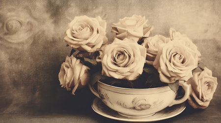 beauty love roses backgroundの素材